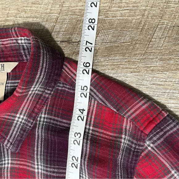 Duluth Trading Co Burley Heavyweight flannel shirt Men's S Plaid - Picture 5 of 7